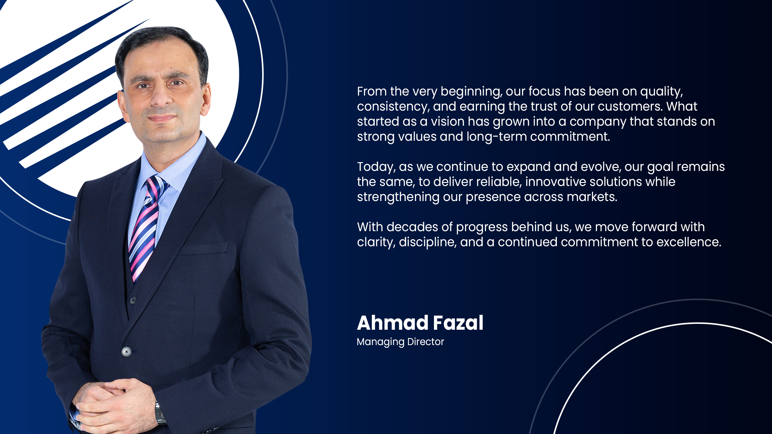 Ahmad Fazal - Managing Director, Orient Electronics