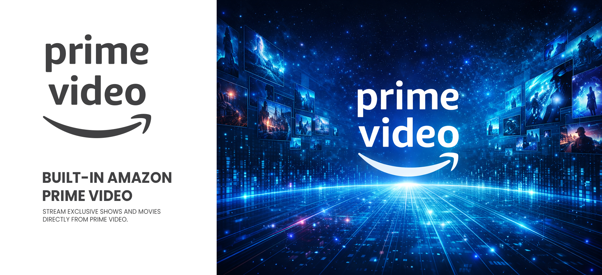 Built-in Amazon Prime Video