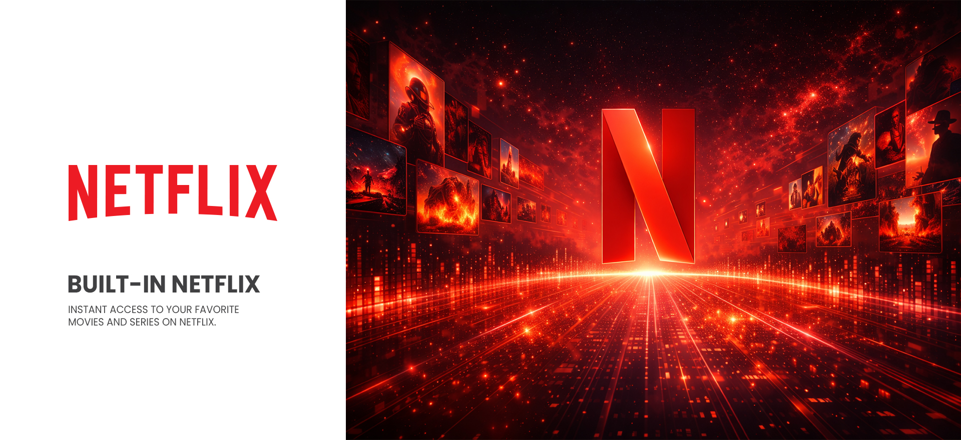 Built-in NETFLIX