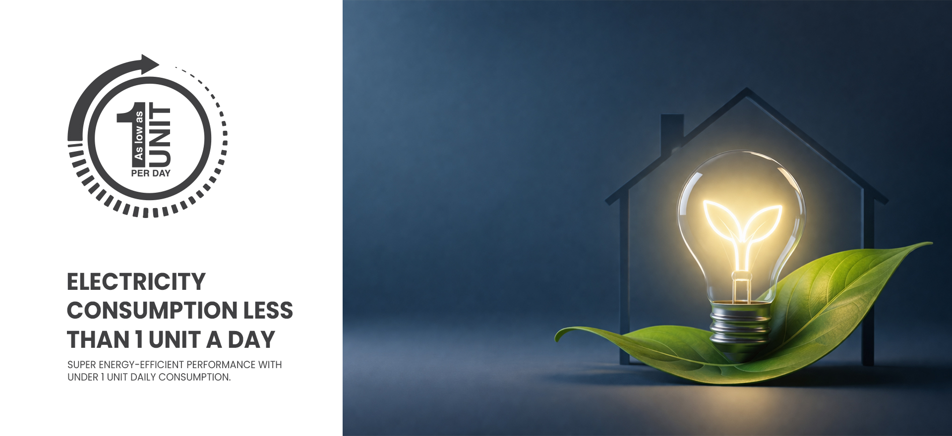 Electricity Consumption Less Than 1 Unit a day