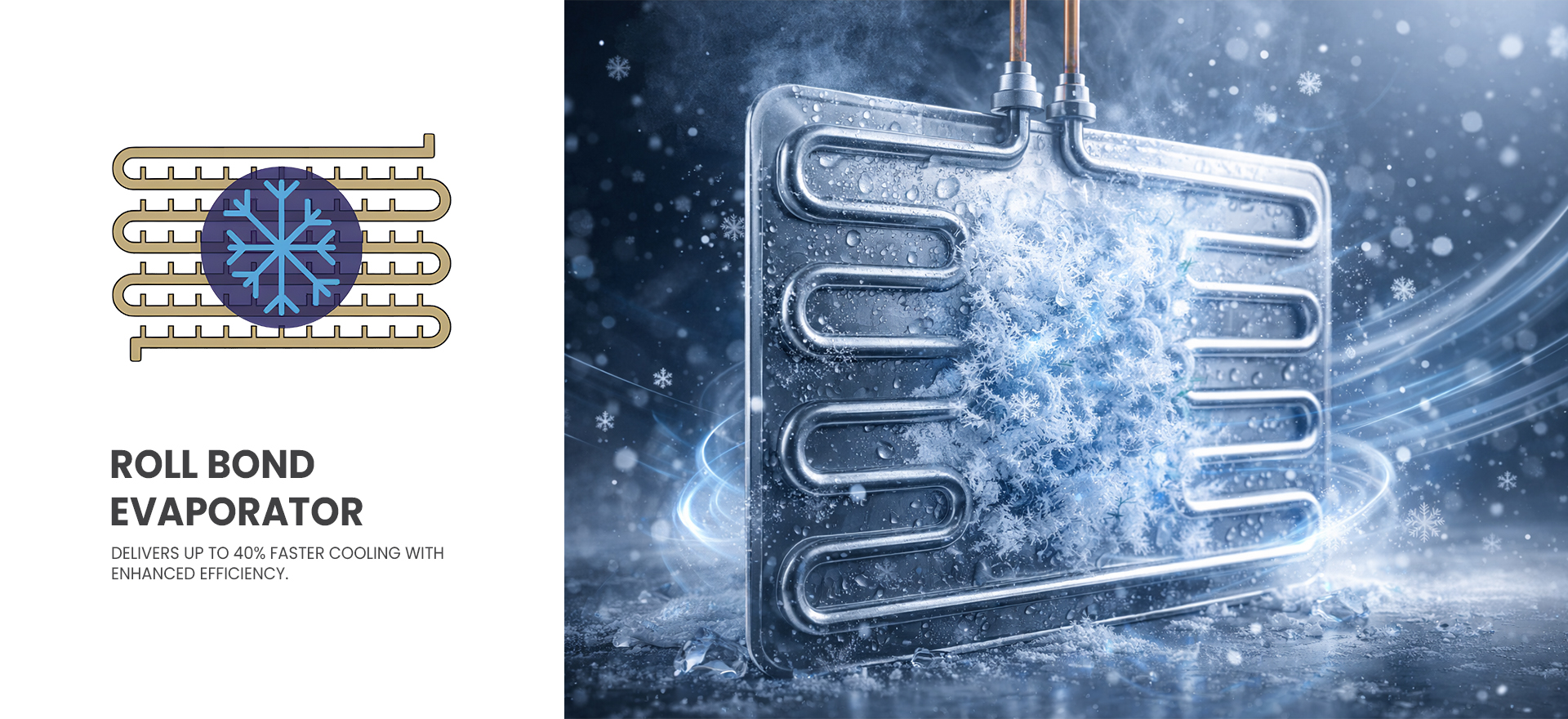 Roll Bond Evaporator