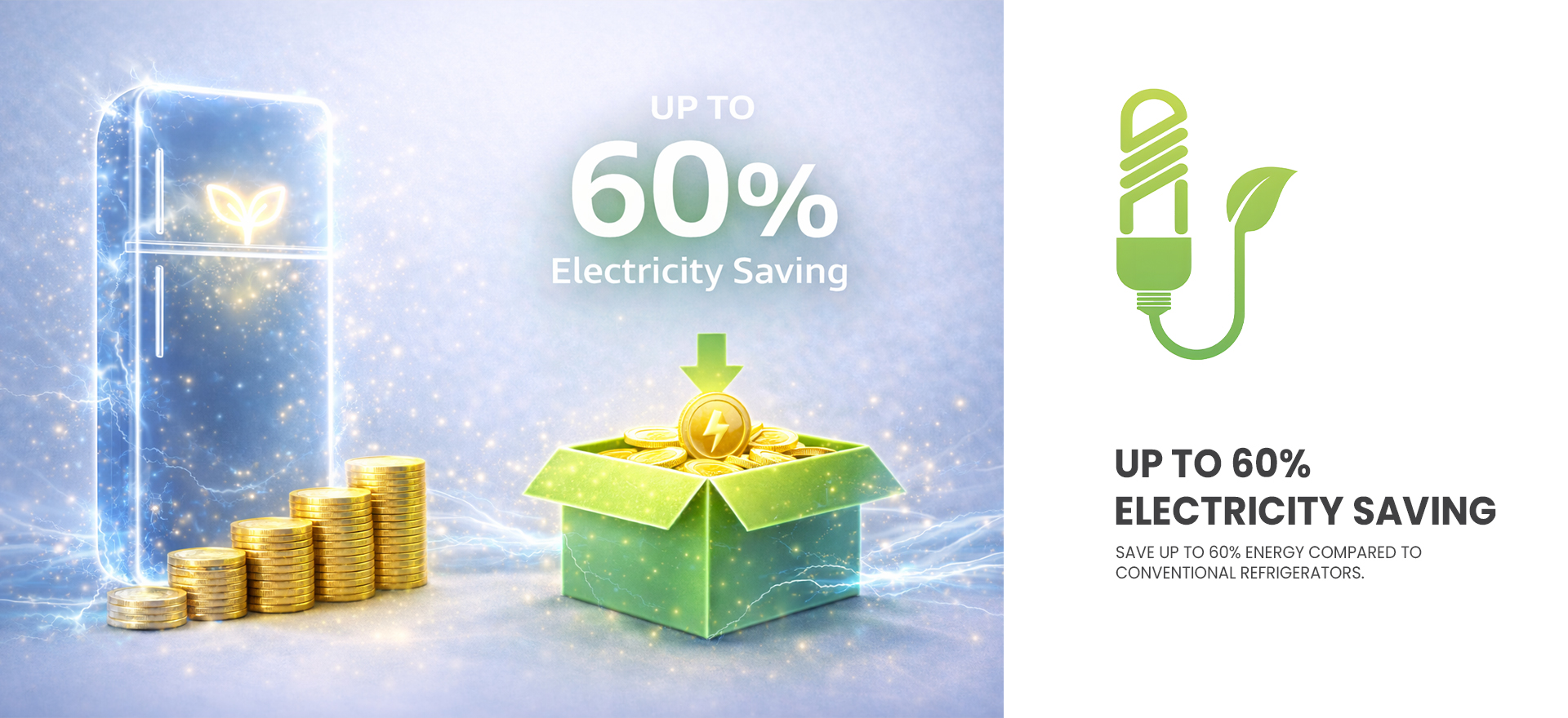 Up to 60% Electricity Saving