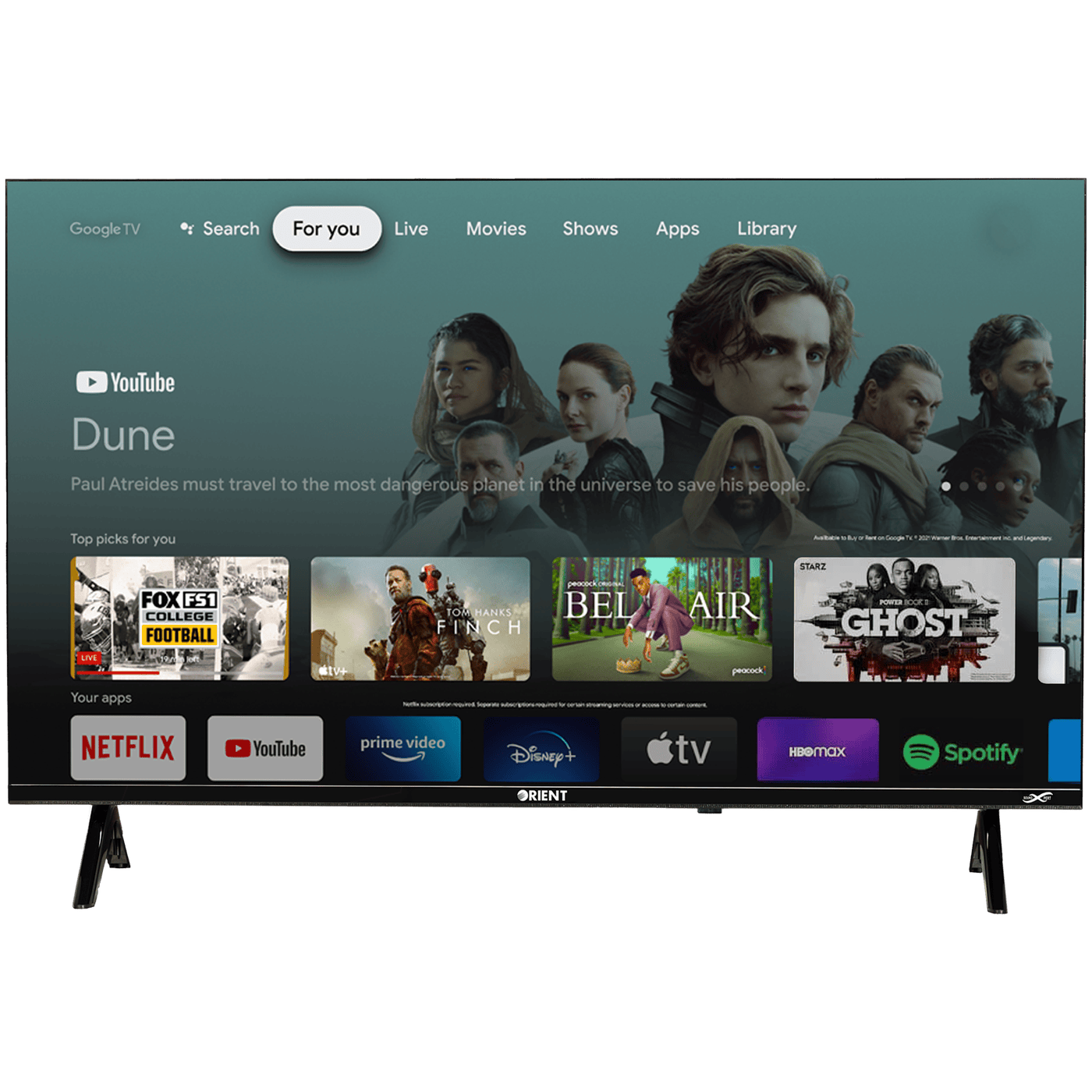 Vision 50S UHD Black