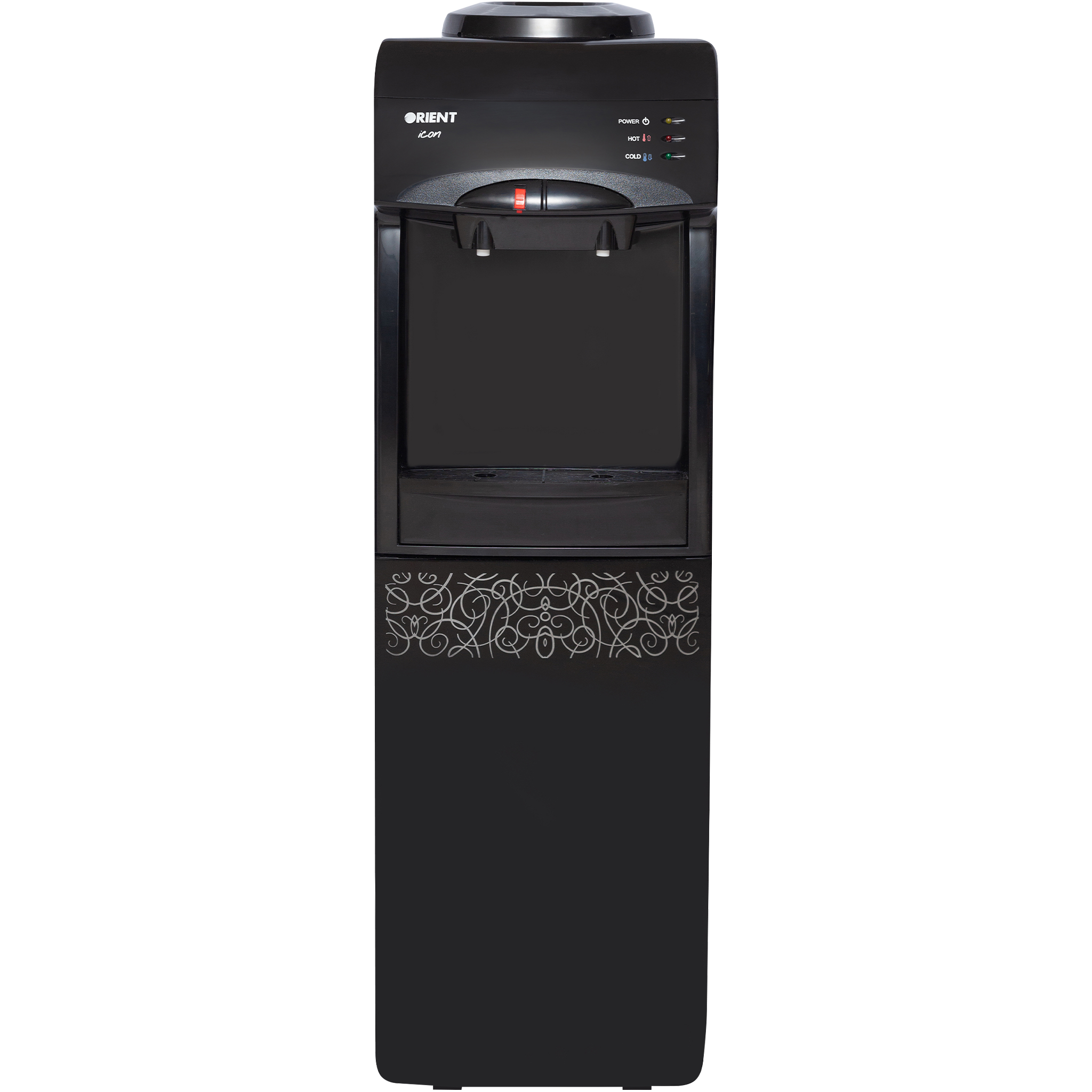 Icon 2 Taps Black Water Dispenser