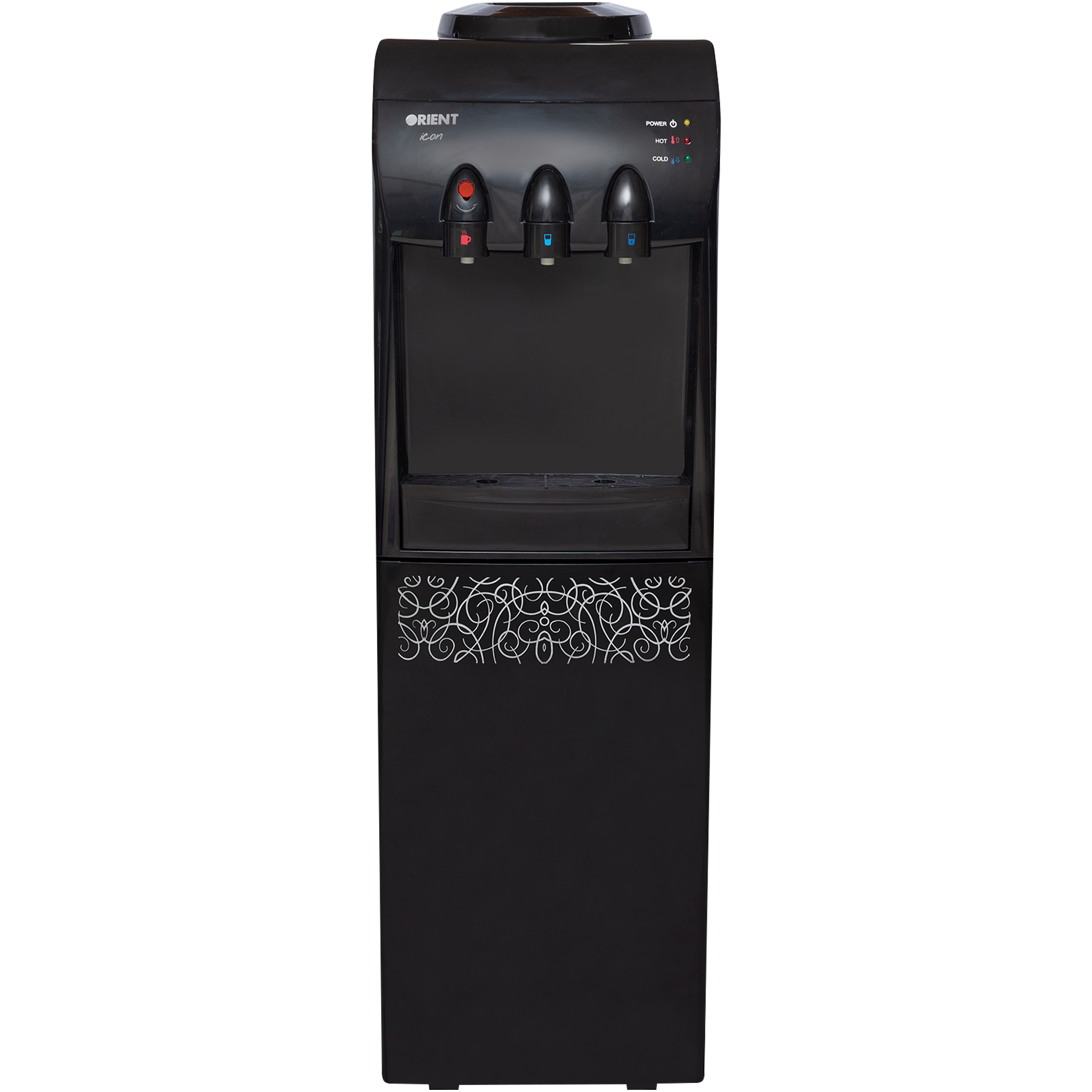 Icon 3 Taps Black Water Dispenser