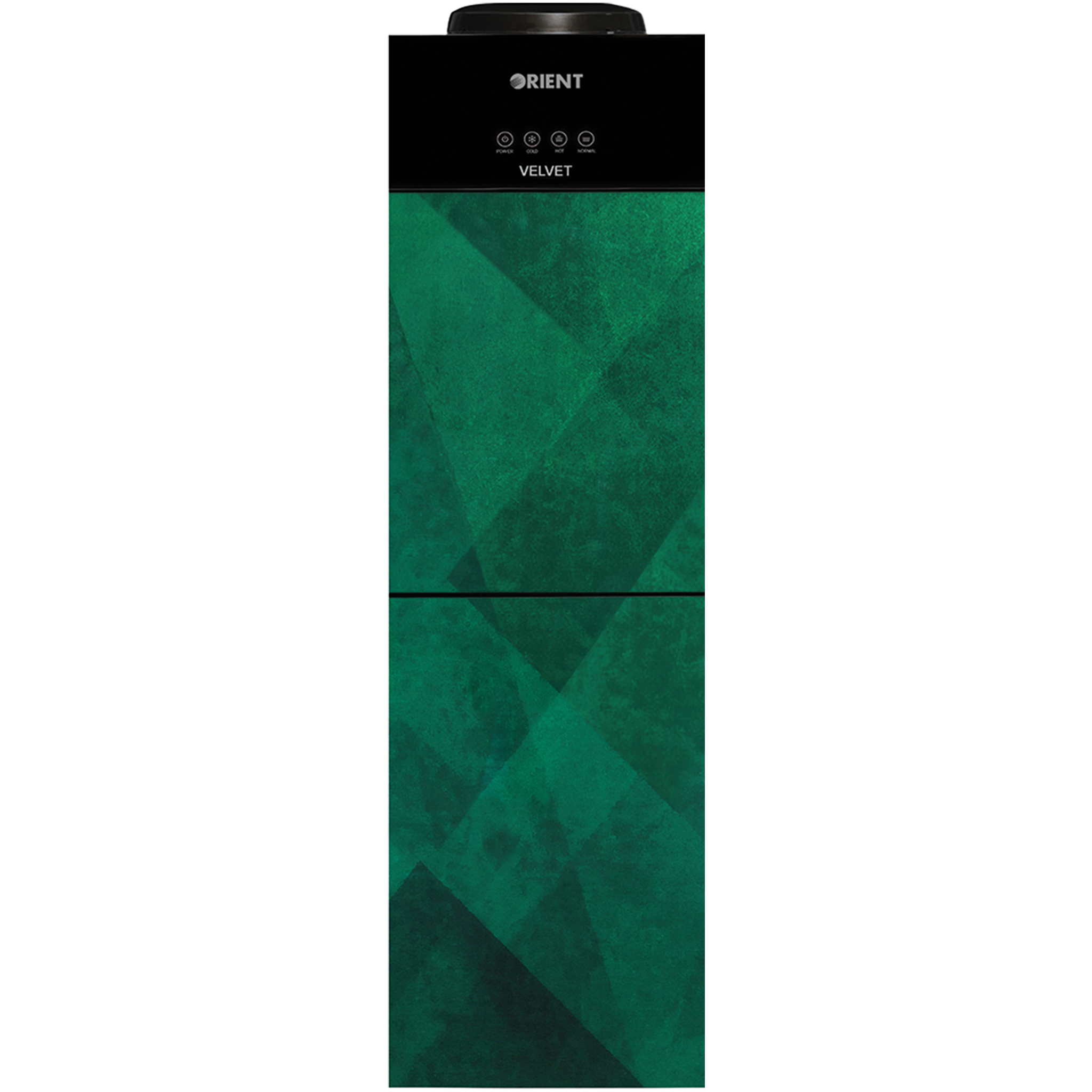 Velvet 3 Taps Green Glass Door Water Dispenser